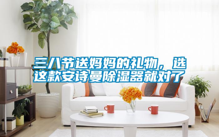 三八節(jié)送媽媽的禮物，選這款安詩(shī)曼除濕器就對(duì)了