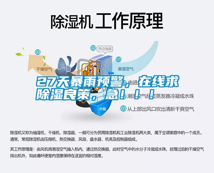 27天暴雨預警，在線求除濕良策，急！?。?></div>
								<div   id=