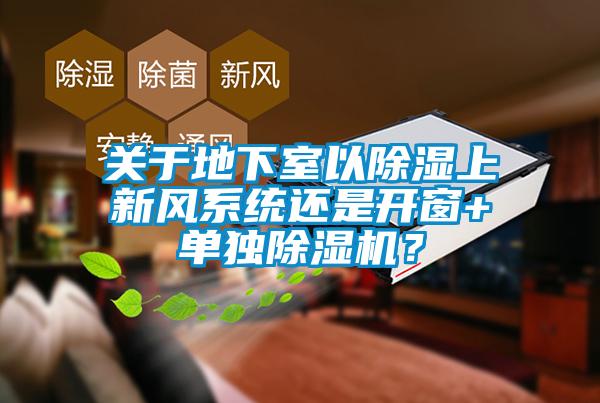 關(guān)于地下室以除濕上新風(fēng)系統(tǒng)還是開窗+單獨(dú)除濕機(jī)？