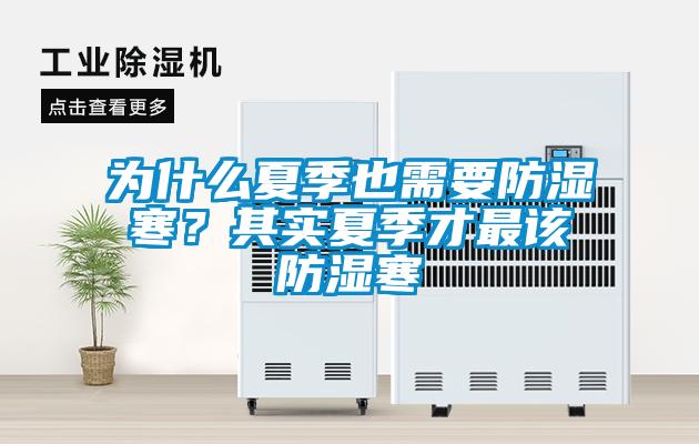 為什么夏季也需要防濕寒？其實夏季才最該防濕寒