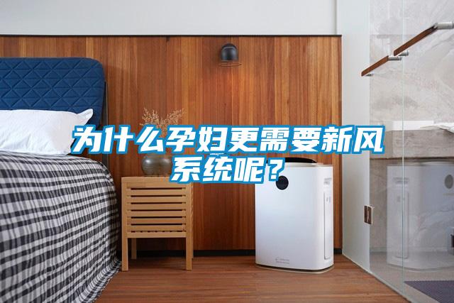 為什么孕婦更需要新風系統呢？