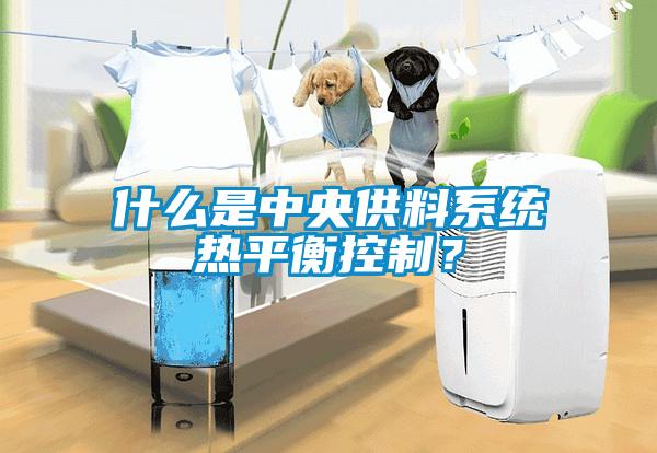 什么是中央供料系統(tǒng)熱平衡控制？