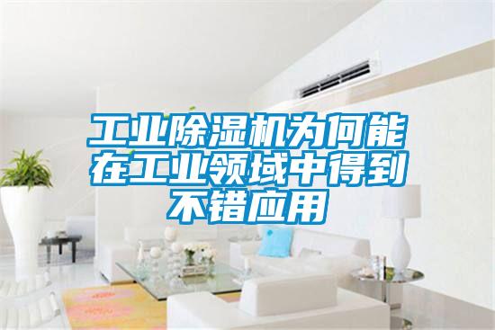 工業(yè)除濕機為何能在工業(yè)領域中得到不錯應用