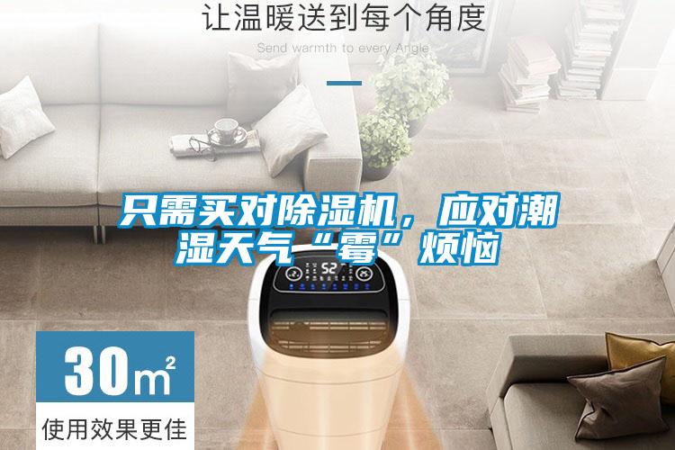 只需買(mǎi)對(duì)除濕機(jī)，應(yīng)對(duì)潮濕天氣“霉”煩惱