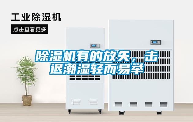 除濕機(jī)有的放矢，擊退潮濕輕而易舉