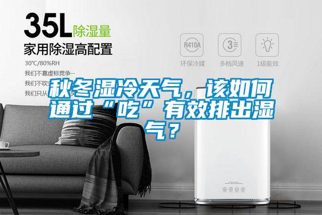 秋冬濕冷天氣，該如何通過“吃”有效排出濕氣？