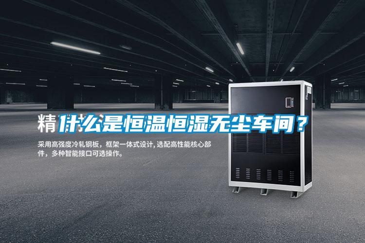 什么是恒溫恒濕無塵車間？