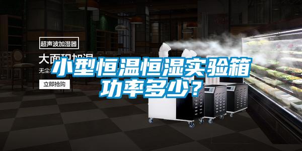 小型恒溫恒濕實驗箱功率多少？