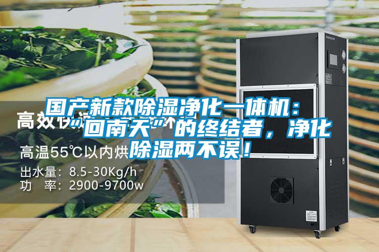 國產(chǎn)新款除濕凈化一體機：“回南天”的終結(jié)者，凈化除濕兩不誤！