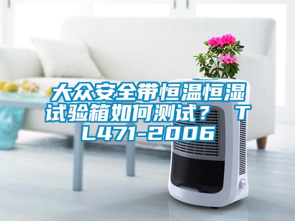 大眾安全帶恒溫恒濕試驗箱如何測試？ TL471-2006