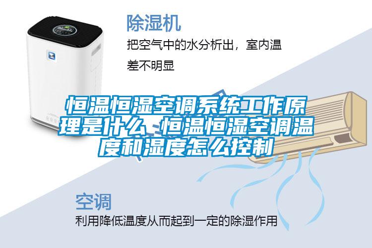 恒溫恒濕空調系統(tǒng)工作原理是什么 恒溫恒濕空調溫度和濕度怎么控制