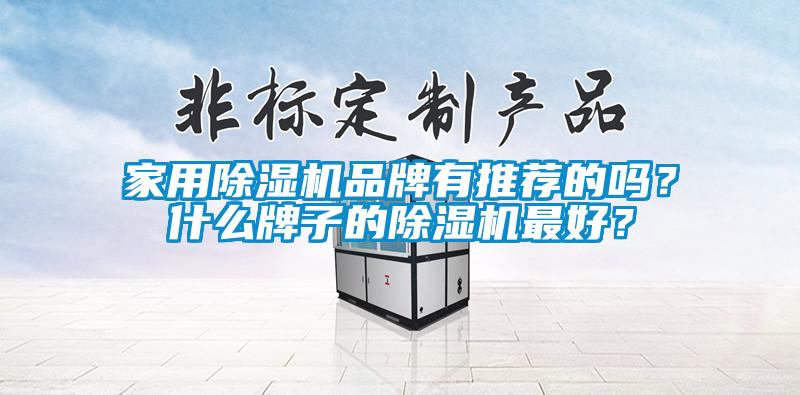 家用除濕機品牌有推薦的嗎？什么牌子的除濕機最好？