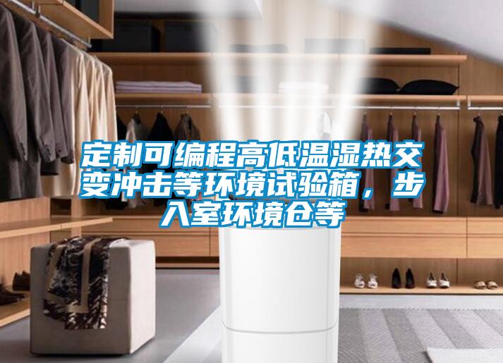 定制可編程高低溫濕熱交變沖擊等環(huán)境試驗(yàn)箱，步入室環(huán)境倉(cāng)等