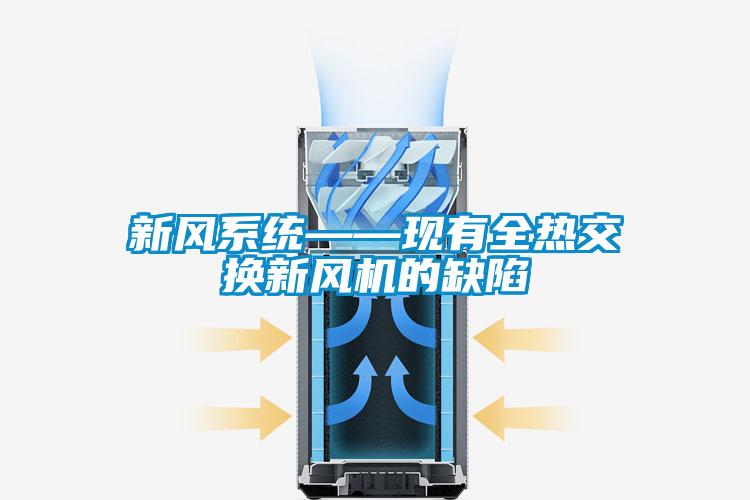 新風系統(tǒng)——現有全熱交換新風機的缺陷
