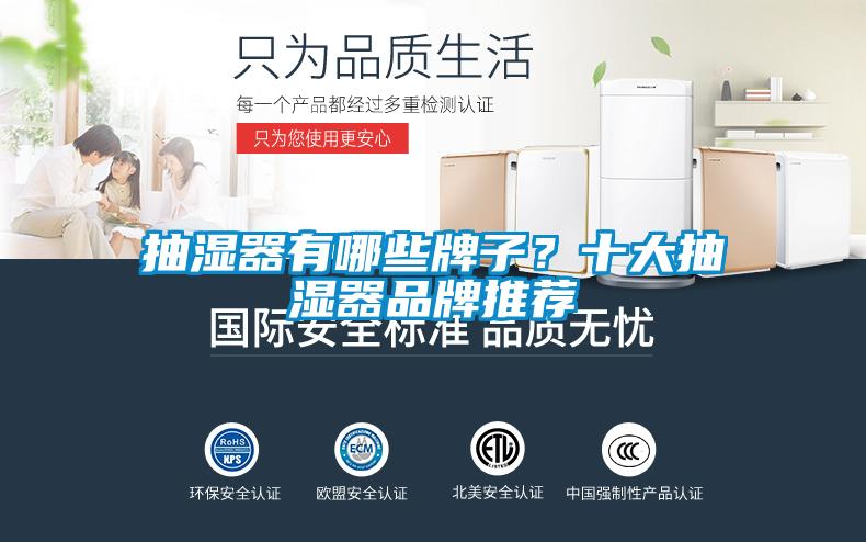 抽濕器有哪些牌子？十大抽濕器品牌推薦