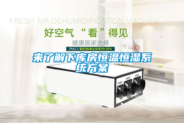 來(lái)了解下庫(kù)房恒溫恒濕系統(tǒng)方案