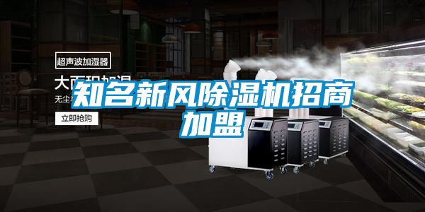 知名新風(fēng)除濕機招商加盟
