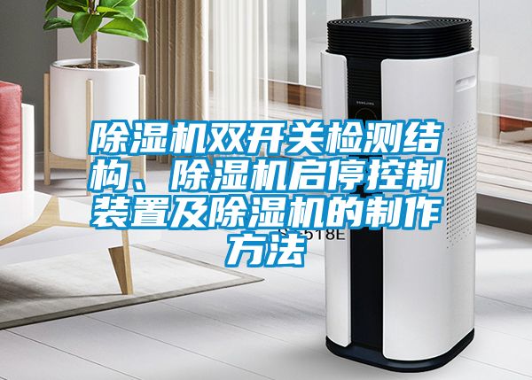 除濕機(jī)雙開(kāi)關(guān)檢測(cè)結(jié)構(gòu)、除濕機(jī)啟?？刂蒲b置及除濕機(jī)的制作方法