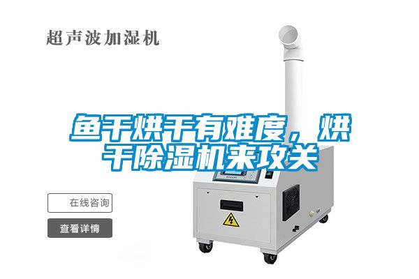 魚干烘干有難度，烘干除濕機來攻關(guān)