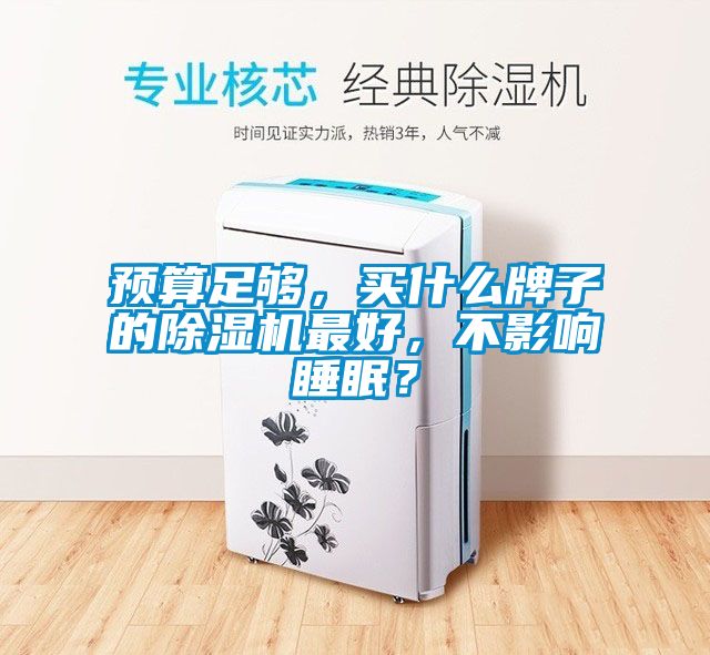 預(yù)算足夠，買什么牌子的除濕機(jī)最好，不影響睡眠？