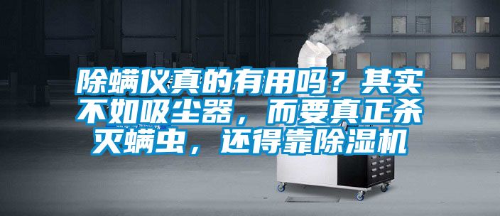 除螨儀真的有用嗎？其實不如吸塵器，而要真正殺滅螨蟲，還得靠除濕機