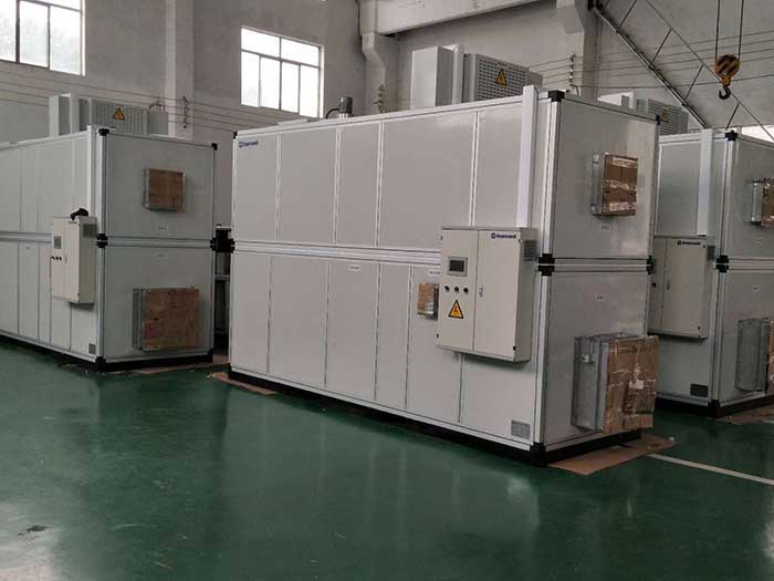 濟(jì)南銘威化工鋰電池鈷酸鋰零下40℃露點，三臺全新風(fēng)轉(zhuǎn)輪除濕機(jī)組